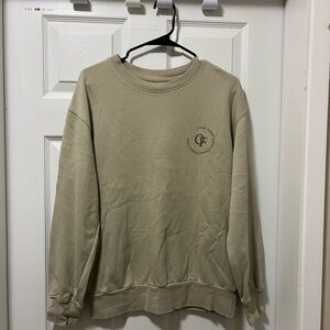 OAK + FORT Light Tan Crewneck XS